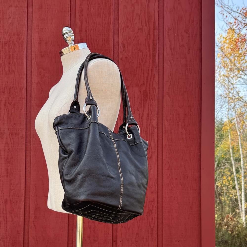 Tignanello Genuine Leather Shoulder Bag